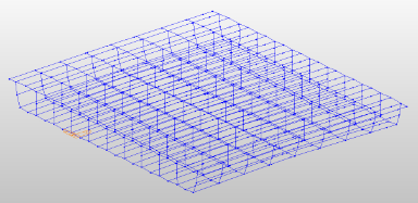 Cube grillagé design