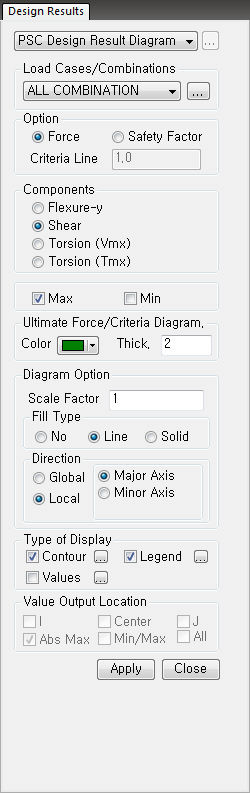 PSC Result Diagram – MIDAS Support