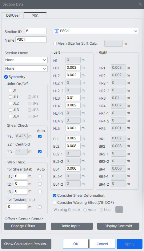 Properties-Section-Section Properties-PSC I.png