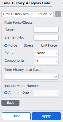 Load-Dynamic Load-Time History Analysis Data-Define Result Function-add Plate force.png