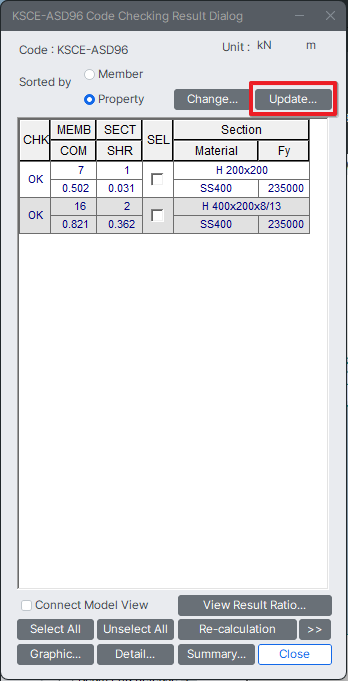 MODS-design-steel design-KSCE ASD96-steel code check-update.png