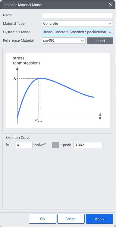 Seismic Perform-Capacity-Inelastic material properties-add-Japan Concrete.png