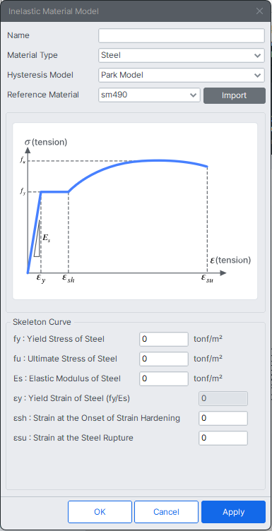 Seismic Perform-Capacity-Inelastic material properties-add-steel-park model.png